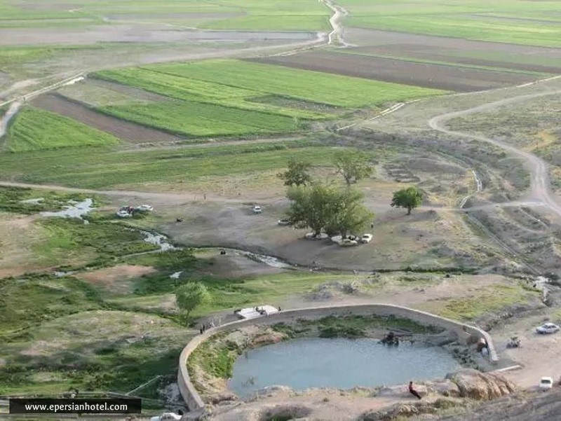 تصویر هوایی چشمه گیلاس مشهد